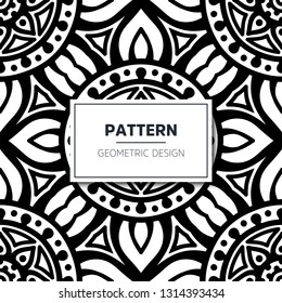 Seamless ethnic and tribal pattern