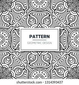 Seamless ethnic and tribal pattern
