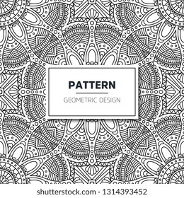 Seamless ethnic and tribal pattern