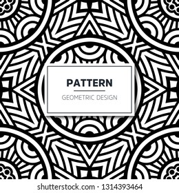 Seamless ethnic and tribal pattern