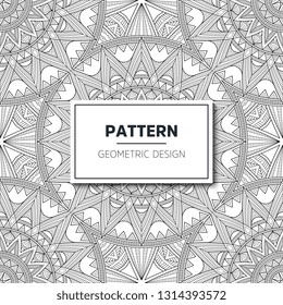 Seamless ethnic and tribal pattern
