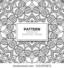 Seamless ethnic and tribal pattern