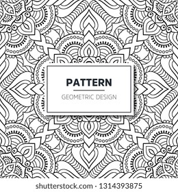 Seamless ethnic and tribal pattern
