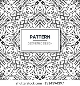 Seamless ethnic and tribal pattern