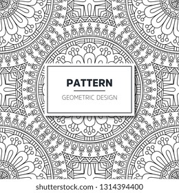 Seamless ethnic and tribal pattern