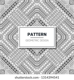 Seamless ethnic and tribal pattern