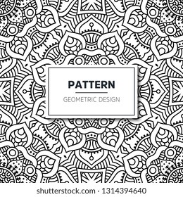 Seamless ethnic and tribal pattern