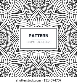 Seamless ethnic and tribal pattern