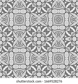 Seamless ethnic and tribal pattern