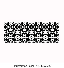 Seamless ethnic and tribal pattern