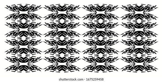 Seamless ethnic and tribal pattern