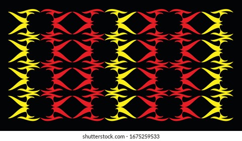 Seamless ethnic and tribal pattern