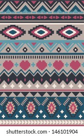 seamless ethnic vector pattern background