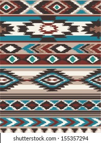 seamless ethnic  vector print pattern