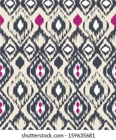 seamless ethnic  vector print pattern