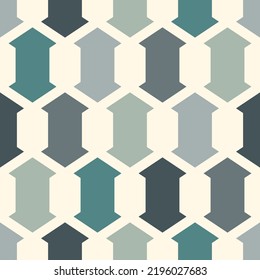 Seamless ethnic vector. Tribal wallpaper. Arrows ornament. Geometrical pattern. Geeometric backdrop. Mosaics motif. Grid background. Textile print. Ethnical design. Abstract image.