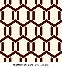 Seamless ethnic vector. Tribal wallpaper. Linear ornament. Geometrical pattern. Geometric backdrop. Mosaics motif. Grid background. Textile print. Ethnical design. Abstract image.