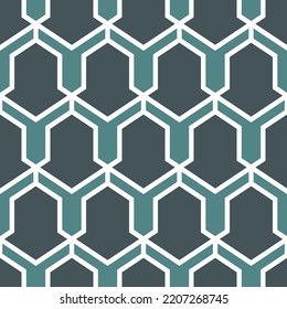 Nahtlose ethnische Vektorgrafik. Tribale Tapete. Pfeilschmuck. Geometrisches Muster. Geometrischer Hintergrund. Mosaikmotive. Gitter Hintergrund. Textildruck. Ethnisches Design. Abstraktes Bild.