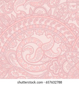 Seamless ethnic vintage background. Vector background for textile design