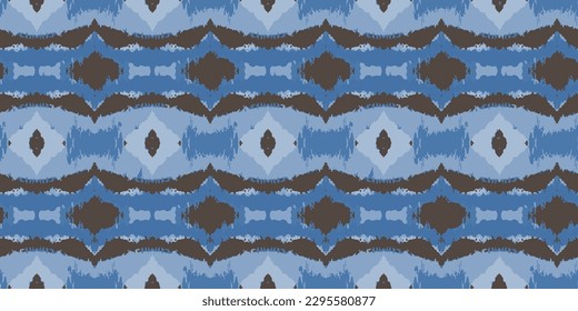 Seamless ethno pattern. Vector graphics Seamless texture for fabric. Vector illustration Vintage seamless ornament. Seamless texture for fabric and wallpaper. EPS-10