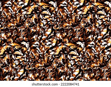 Seamless exotic leopard fur pattern design vector. animal skin. decoration wallpaper. Design for fashion ,fabric, wallpaper, wrapping