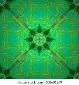 Seamless exotic pattern with many tropical flowers. Blooming jungle. Motley vector illustration.
