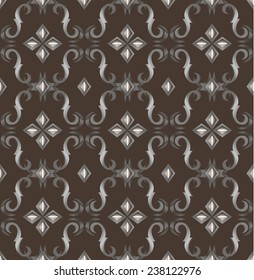 seamless expensive Victorian pattern in retro vintage style. vector illustration