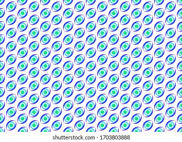 Seamless eyes design concept pattern, vector illustration. Pattern can be used as background, backdrop, corporate identity, wallpaper, wrapping paper, textile.