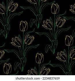 Tejido de flores de decoración sin inconfundibles Patrón, como el estilo mínimo. Suit para diseño de paquetes, fondo de pantalla, impresión de moda.