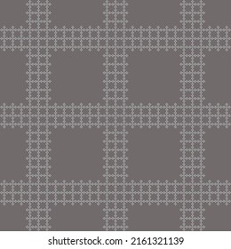 Seamless fabric design like ornament vector. Abstract geometric  