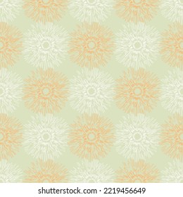 Seamless fabric of  doddle pattern Vector, like ornament vector. Suit for package design, wallpaper, fashion print.