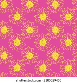 Seamless fabric of  floral Line Pattern Vector, like ornament vector. Suit for package design, wallpaper, fashion print.