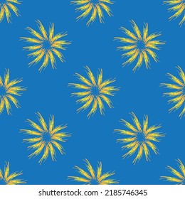 Seamless fabric of  floral Line Pattern Vector, like ornament vector. Suit for package design, wallpaper, fashion print.