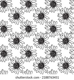 Seamless fabric of  floral Line Pattern Vector, like ornament vector. Suit for package design, wallpaper, fashion print.