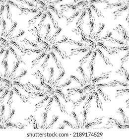 Seamless fabric of  floral Line Pattern Vector, like ornament vector. Suit for package design, wallpaper, fashion print.
