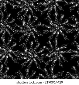 Tejido transparente del vector de patrón de línea floral, como el vector de ornamento. Suit para diseño de paquetes, fondo de pantalla, impresión de moda.