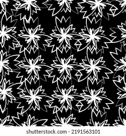 Tejido transparente del vector de patrón de línea floral, como el vector de ornamento. Suit para diseño de paquetes, fondo de pantalla, impresión de moda.