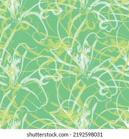 Seamless fabric of  floral Line Pattern Vector, like ornament vector. Suit for package design, wallpaper, fashion print.