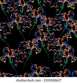 Tejido transparente del vector de patrón de línea floral, como el vector de ornamento. Suit para diseño de paquetes, fondo de pantalla, impresión de moda.