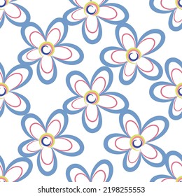 Nahtlose Gewebe aus Blumenmuster-Muster Vektor, wie Ziervektor. Geeignet für Paket-Design, Bildschirmhintergrund, Modedruck.