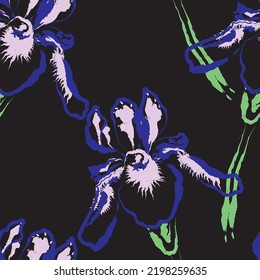 Nahtlose Gewebe aus Blumenmuster-Muster Vektor, wie Ziervektor. Geeignet für Paket-Design, Bildschirmhintergrund, Modedruck.