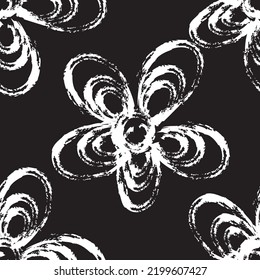 Seamless fabric of  floral Line Pattern Vector, like ornament vector. Suit for package design, wallpaper, fashion print.