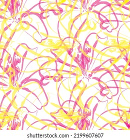Tejido transparente del vector de patrón de línea floral, como el vector de ornamento. Suit para diseño de paquetes, fondo de pantalla, impresión de moda.