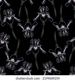 Tejido transparente del vector de patrón de línea floral, como el vector de ornamento. Suit para diseño de paquetes, fondo de pantalla, impresión de moda.