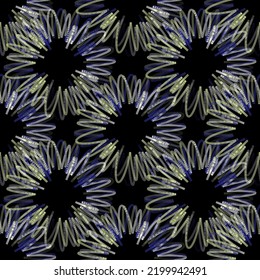 Seamless fabric of  floral Line Pattern Vector, like ornament vector. Suit for package design, wallpaper, fashion print.