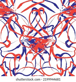 Tejido transparente del vector de patrón de línea floral, como el vector de ornamento. Suit para diseño de paquetes, fondo de pantalla, impresión de moda.