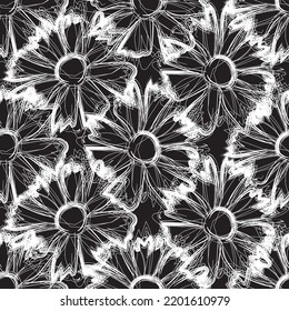Tejido transparente del vector de patrón de línea floral, como el vector de ornamento. Suit para diseño de paquetes, fondo de pantalla, impresión de moda.