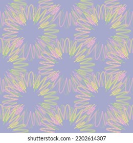 Tejido transparente del vector de patrón de línea floral, como el vector de ornamento. Suit para diseño de paquetes, fondo de pantalla, impresión de moda.