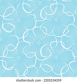 Seamless fabric of  floral Line Pattern Vector, like ornament vector. Suit for package design, wallpaper, fashion print.