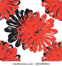 Nahtlose Gewebe aus Blumenmuster-Muster Vektor, wie Ziervektor. Geeignet für Paket-Design, Bildschirmhintergrund, Modedruck.
